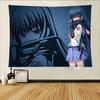Anime AAnge BBeats Tapestry Wall Hanging Tapestry Art Deco Blanket Curtain Hanging Home Bedroom Living Room Decor