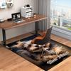 1PC Custom Name "Adorable Yorkshire Terrier Pup" Theme Floor Mat Ideal for Living Room, Game Rooms, Office, Bedroom, Floor Mat Playful Design
