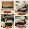GoMaihe Under Bed Storage with Wheels:Underbed Storage Containers with Clear Lids - Rolling Drawers & Bins for Shoes Clothes In Dorm Bedroom