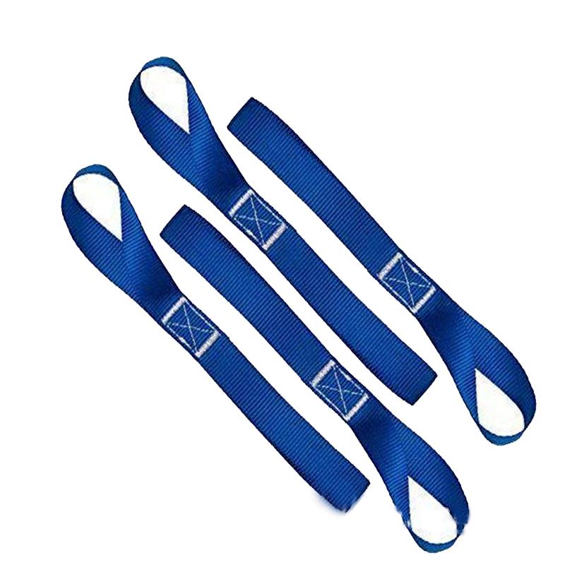 2/4pcs Motorcycle Tie Down Luggage Bandage Soft Straps Towing Ropes For Car Motorbike Hauling Belt Loops Band Tensioning Belts
