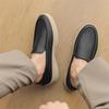 Men's Leather Shoes Formal Dresses Fashionable Flat Bottomed Walking Shoes Lightweight and Comfortable Casual Oxford Shoes Trend