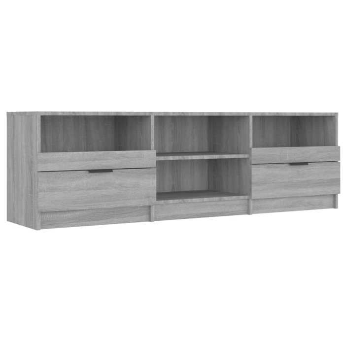 VidaXL TV Stand Sonoma Grey 150x33.5x45 Cm Engineered Wood 817115