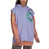 Adidas Sweatshirts Unisex Purple Hooded Moderate Cardigan IB5904