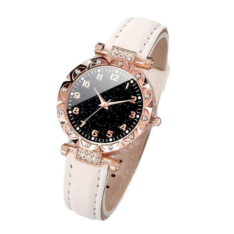 Women'S Multi-Piece Set Women'S Compact Watch Versatile Luxury Exquisite Accessories Quartz Wrist Watch