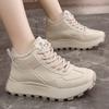 YBF velvet high-top snow boots winter new student ins thermal casual shoes cotton shoes