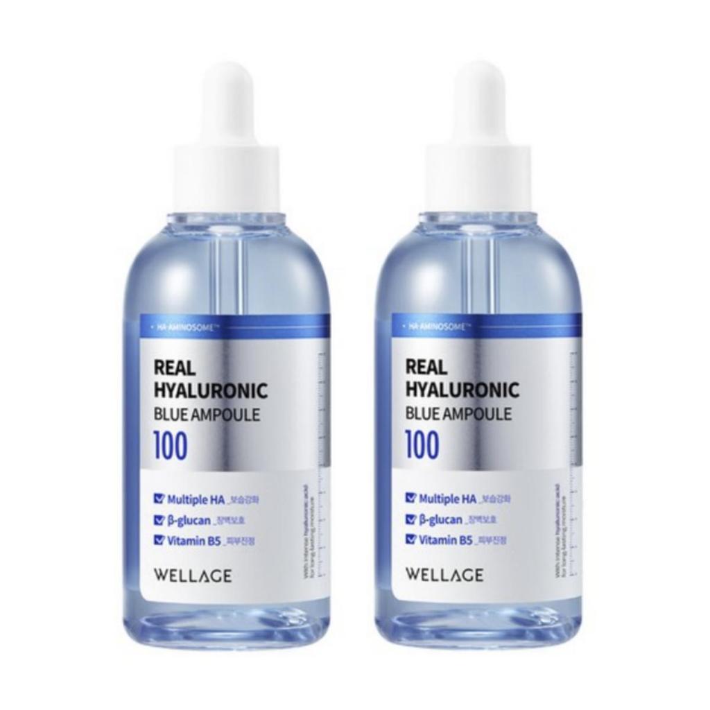 WELLAGE Real Hyaluronic Blue 100 Ampoule 75ml
