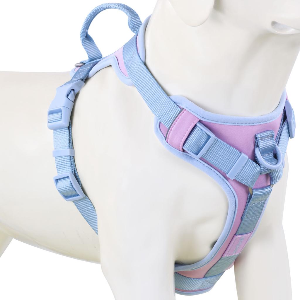 Splicing Colors Breathable For Medium No Pull Dog Harness for Large Small Dogs Adjustable Chest Strap Outdoor Dog Harness
