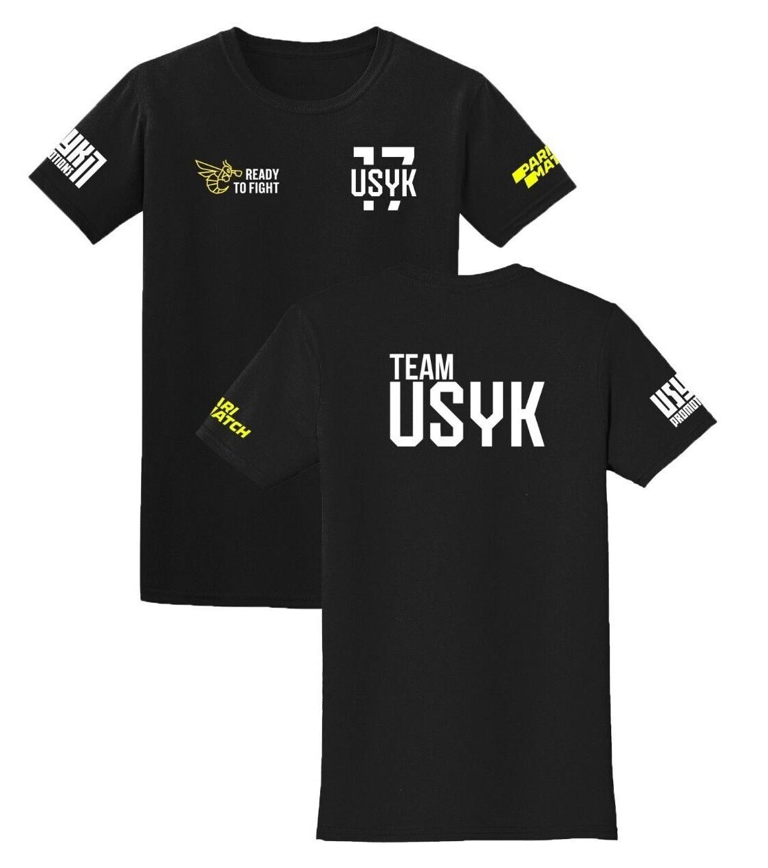 Александр Усик - Готов к бою - Боксерская футболка Черная Размеры S M L XL 2XL S разноцветный