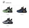 Boys' 2025 Autumn/Winter Sports Shoes with Rotating Button, Double-Layered Cotton, Plus Velvet Warmth for Medium and Large Children.