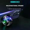 Portable Magnetic Bluetooth Speaker with RGB Light Show with 3D Surround Sound Effect for Room Bicycle Phone Car Tablet Outdoor