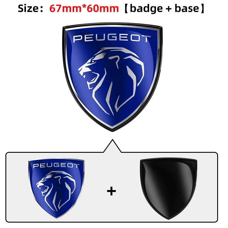 Car Sticker 3D Metal Badge Trunk Body Window Side Decoration for Peugeot 408 4008 308 3008 Rifter 5008 508 2008 208 301 RCZ 407 HGH3