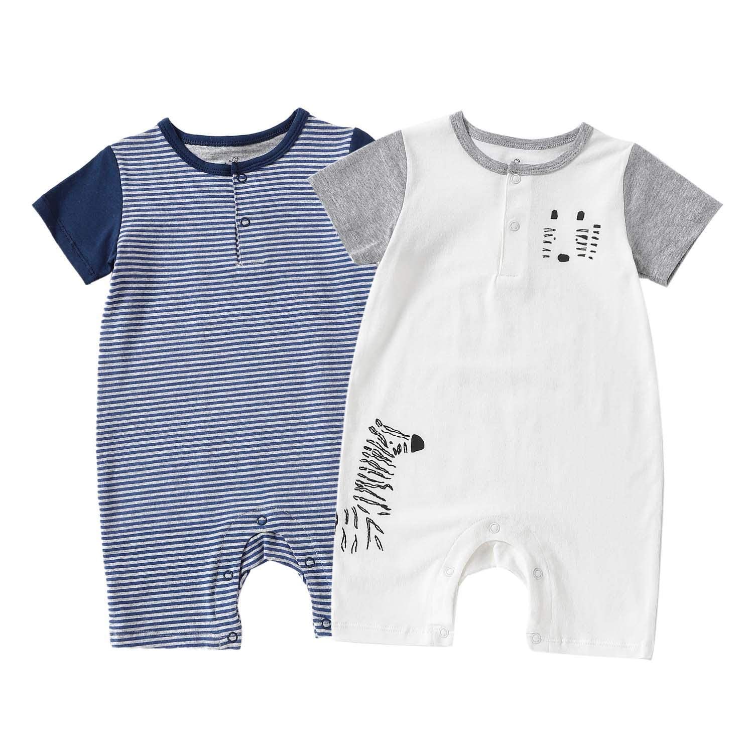 

Baby nest Baby Summer Newborn Short Set of Animal Stripe Size Ages Months Clothes, Rompers, Coveralls, Shortalls, Underwear, Clothes, Clothes,