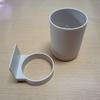 Simple Wall Mounted Mouthwash Cup With Holder Drill-Free Toothpaste Storage Shelf Bathroom Storage Organizer Portable Mouth Wash Cup Suit