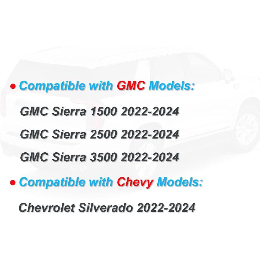 Smart Key Fob Replacement fits for GMC Sierra 1500 2500 3500 Chevy Silverado -2025 Car Keyless Entry Remote YG0G21TB2 433 MHZ