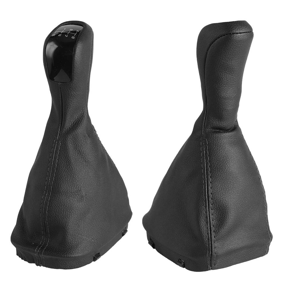 6 Speed Gear Shift Knob Gaiter Boot Cover for Mercedes Benz C Class W203 S203