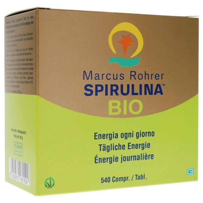 Marcus Rohrer Spiruline Recharge 540 Comprimés Bio