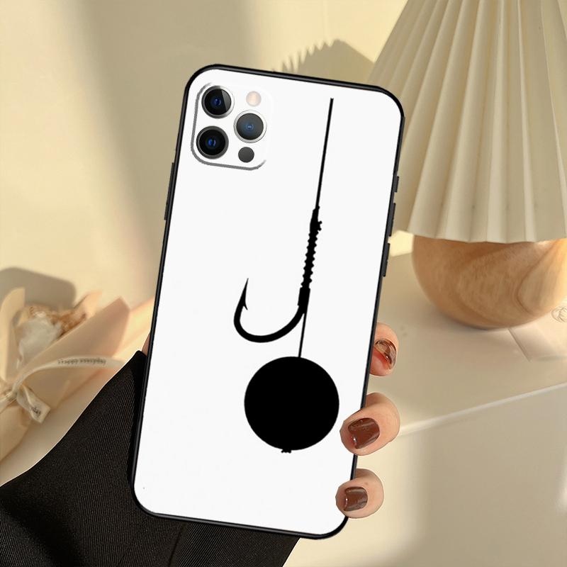 Carp Fish Fishing rod Hook Case For iPhone 11 12 13 14 15 16 Pro Max Cover For iPhone 13 12 Mini XR X XS Max Plus
