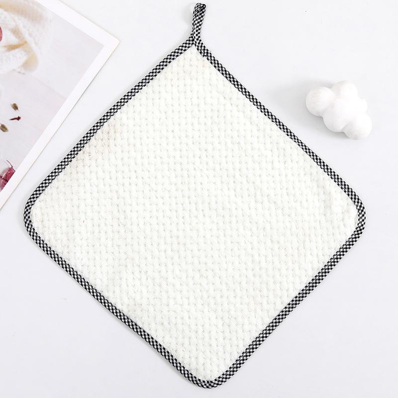 1/5/10PCS Super Absorbent Microfiber Towels Kitchen Dish Cloths Non-Stick Oil Washing Cloths Anti-grease Wiping Rags Tableware Cleaning Wiping Tools 1pcs белый