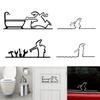 La Linea Line Art Wall Sticker Minimalist Self-Adhesive Waterproof Decal For Walls, Doors, Glass, Cars Home And Car Decoration