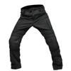 Cotton Polyester Cargo Pants Grey Black Men's Pants