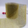 1 Yard 24 Rows Plastic Electroplated 4mm Hollow Mesh Ribbon Sparkling Curtains, Crafts, Christmas, Weddings, Party Decorations