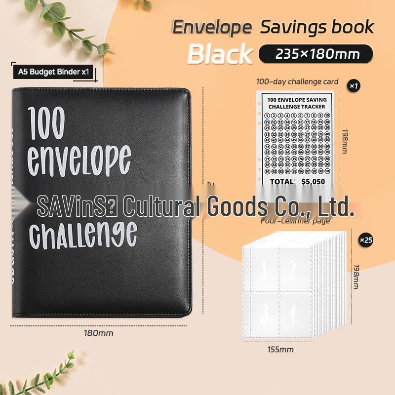 100-Day Challenge Savings Binder for Couples