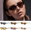 Retro Cat Eye Oval Sunglasses Lightweight Trendy 90S Sunnies Uv Protection Sun Glasses For Women & Men