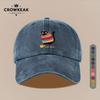 pc Eating Cat Cat in Sweater Pattern Unisex Baseball Cap Adjustable Size Trucker Hat Distressed Retro Print Hat Dad Mom Hat Com