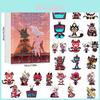 Hazbin Hotel Christmas Countdown Calendar With Acrylic Decorations For Holiday Gifts