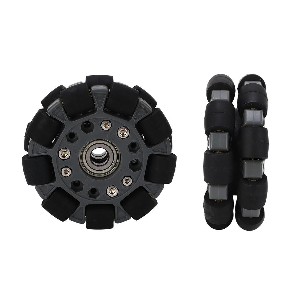 100mm Robot Omni Directional Wheel with Center Bearing Robot Wheel Replacement for Robot Car