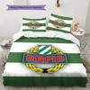 SK Rapid Wien Pattern Bedding Quilt Set  Home Decoration  Gift (1 * Duvet Cover + 2 * Pillowcase  Without Core)