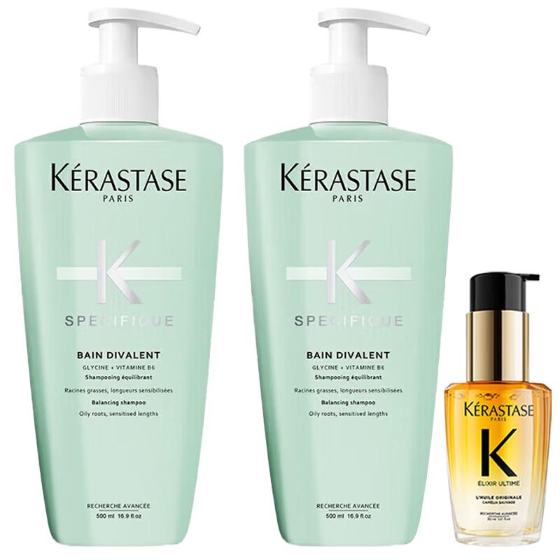 

Kérastase Dual Function Shampoo & Hair Oil Set
