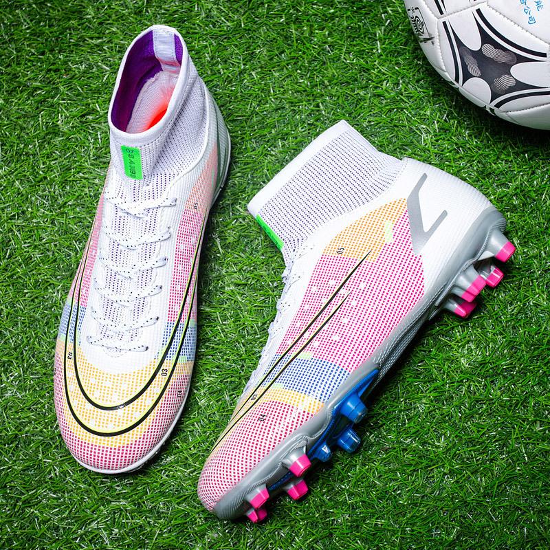 New summer and autumn men's and women's sports shoes football shoes long nails broken nails lightweight outdoor sports shoes grass sneakers