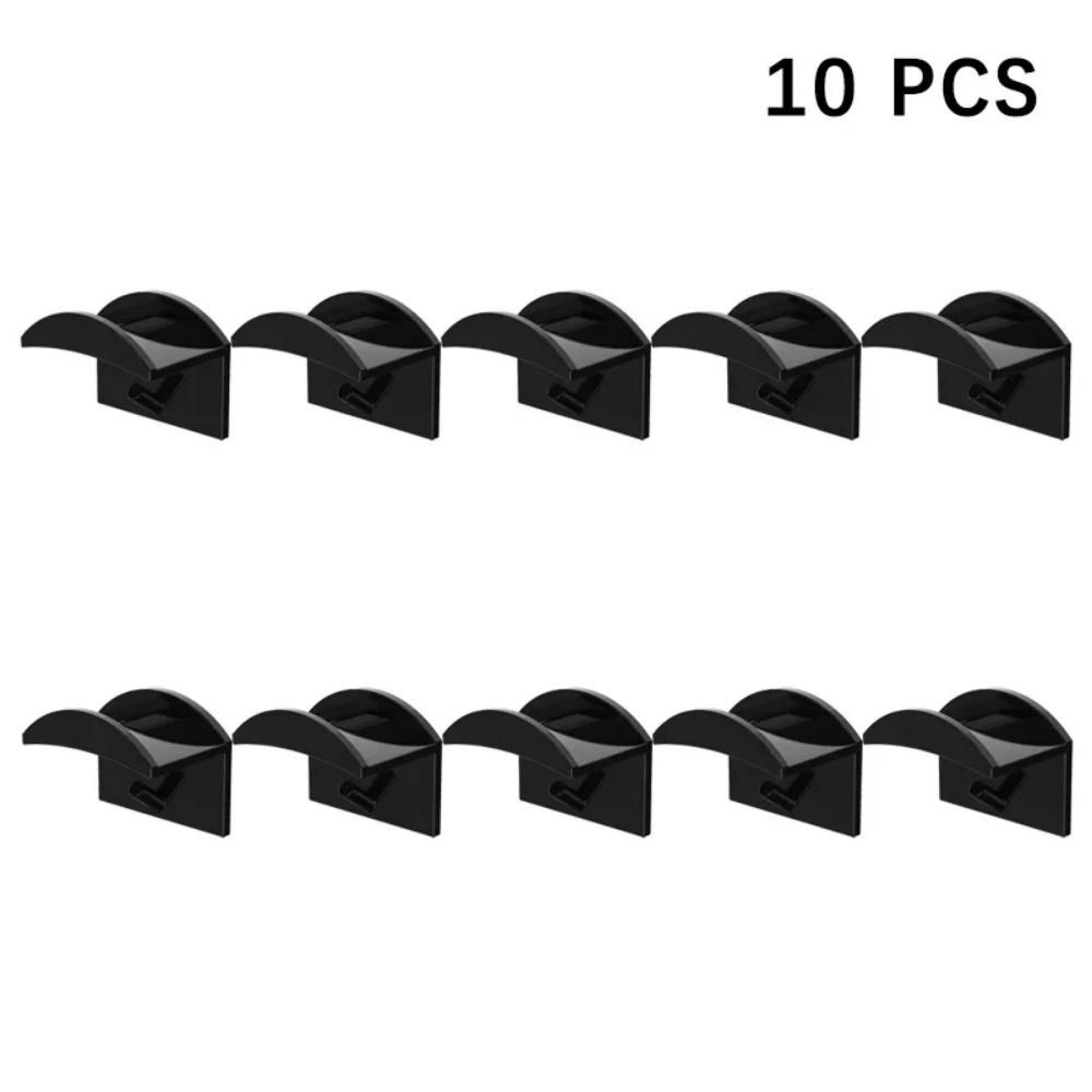 

40 шт. крючков для бейсбольных кепок, простые крючки для хранения ожерелий и наушников, крючки без следов, органайзер для шляп, крючки для домашнего хранения 10PCS