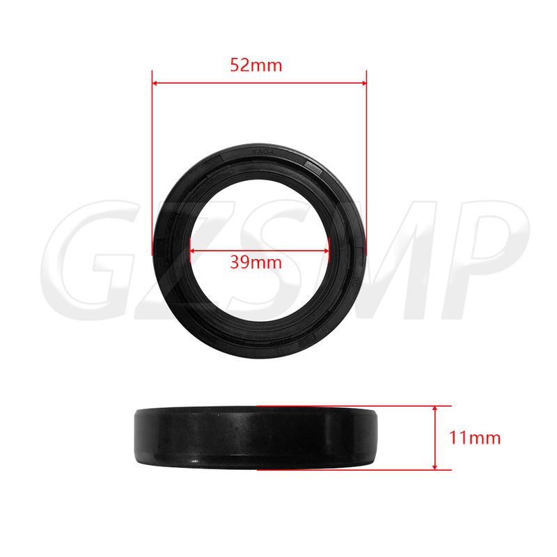 Front Fork Oil Seal 39x52x11 Dust Seal Fit for Suzuki Boulevard 2007-2009 VS750GLP Intruder 88-91 VS800GL Intruder