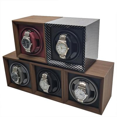 Uhrenbeweger für Automatikuhren USB-Strom weltweit nutzbar Leiser Mabuchi-Motor Mechanische Uhr Elektrischer Drehständer Box Holz