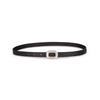 Womens Style Minimalist Belt Metal Buckle Simulated Diamond Decoration Pearl