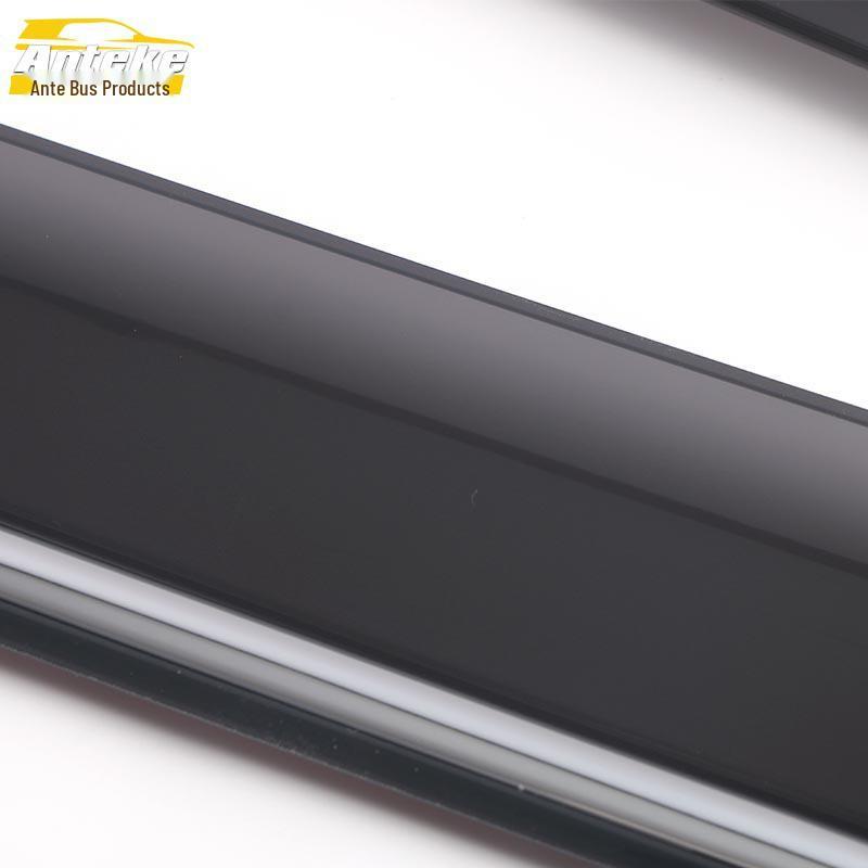 Yinglun SC7 Rain Deflector & Sun Visor Trim with Bright Strip