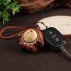 Handmade Cat Paw Clicker Wooden Fidget Key Ring Bag Pendant Sandalwood Figurine Key Chain  Car Key
