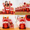 Zodiac Year Of The Horse Plush Toy With Short Plush Material For Gift And Collection