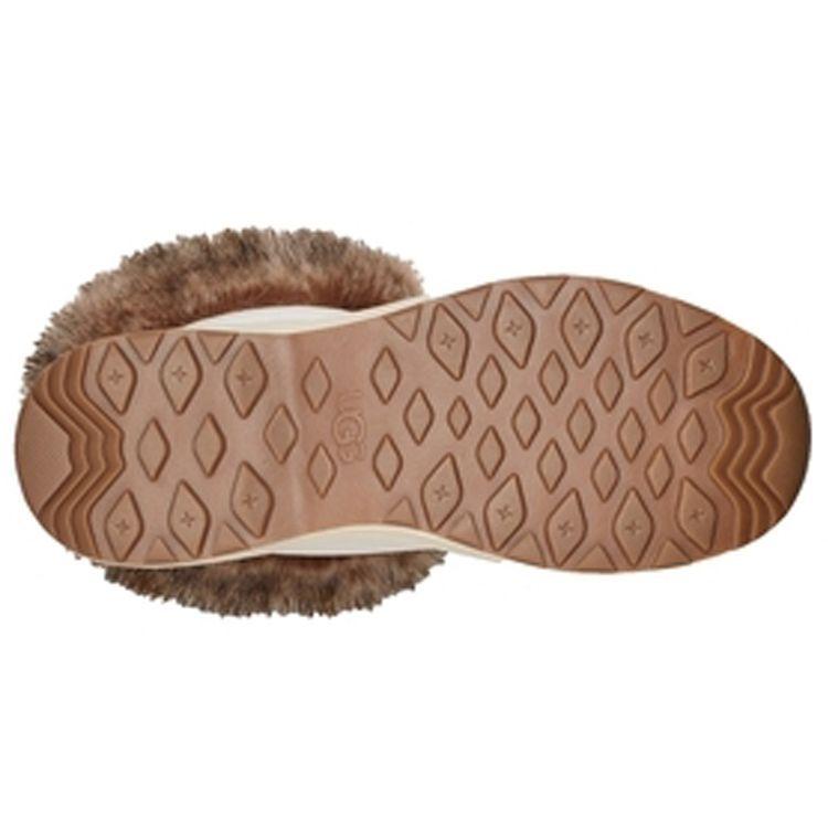 UGG  Adirondack III Tipped Boot White Women Sneakers 1123253-WHT