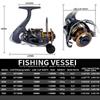 New Left/Right Handle Interchangeable Super Smooth Metal Head Saltwater Spinning Reel Gear Ratio 5.2:1 Fishing Reel Fishing Tackle 2000 - 7000 Series