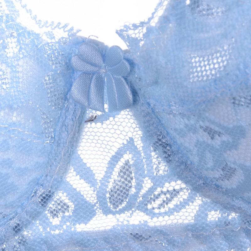 Women's Bra Underwire Push Up Padded Thin Lace Bra