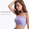 Plus-Size Wireless Double-Layer Bandeau Camisole with Removable Pads
