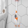 478 Little Duck Wall-Mounted Silicone Toilet Brush - Multifunctional, Punch-Free Cleaning Tool.