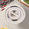 Casserole Lid Round Cover Kitchen Utensil with Polished Surface Easy to Clean Suitable for