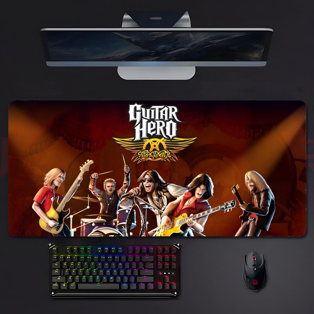 Classic Rock Band AAerosmith Mouse Pad Large Gaming Mousepad With Stitched Edges Thickened Desk Mat Pc