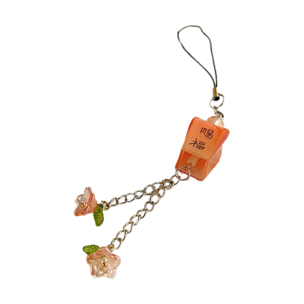 Laternenperlen-Anhänger Handy-Charm Hängeseil Niedliche Handykette Riemen Taschenanhänger Lanyard Schlüsselanhänger Zubehör
