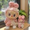 For 17cm/38cm Labubu Doll Clothes Fashion Clothes Shirts Overalls Doll Clothes Color Match Dolls Accessories Cute Decoration Little Clothes