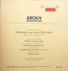 LP Record FRANZ XAVER RICHTER  CHRISTIAN CAN  Sinfonia Con Fuga Gmoll  Symphoni SAPM198177 Archiv Produkti 1961 Germany Classical Used